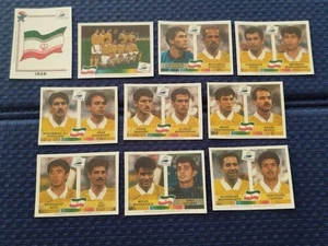 FRANCE 98 IRAN and ENGLAND adesiva ANASTATICA CALCIATORI PANINI sticker figurina - Picture 1 of 8