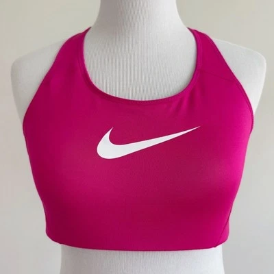 Nike Womens Victory Shape 2.0 Sports Bra Size Medium Hot Pink High Support - Image 1 of 4