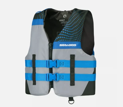 NEW Sea-Doo OEM Motion Nylon Unisex PFD Life Jacket SIZE: ADULT SMALL 2859760409 - Image 1 of 4