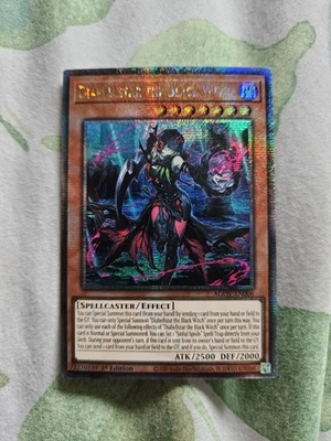Diabellstar the Black Witch AGOV-EN006 Quarter Century Rare Yu-Gi-Oh Card - Image 1 of 3