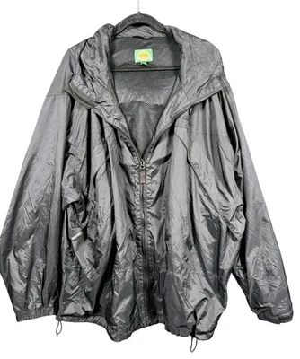Cabela's Jacket Mens 3XL Black Hooded Mesh Lined Windbreaker Outdoor Gear Hiking - Image 1 of 4
