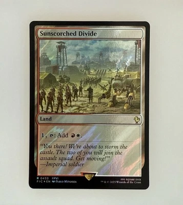 MTG: Sunscorched Divide (Surge Foil) Commander: Final Fantasy Foil NM - Image 1 of 2