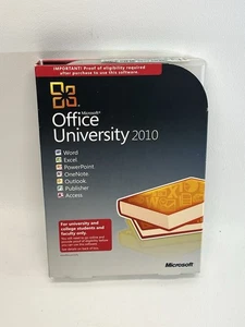 Microsoft Office University 2010 (Détail (Licence + Support)) (2 ordinateurs/1 utilisateur) - Photo 1/2