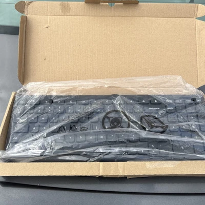 GENUINE LENOVO  KB69211  Wired USB Slim Desktop Keyboard / OPEN BOX - Image 1 of 4