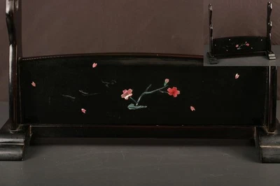 Era KATANA-KAKE Sword Rack, URUSHI, RATEN Cherry blossom design Double-tierred - Photo 1/4