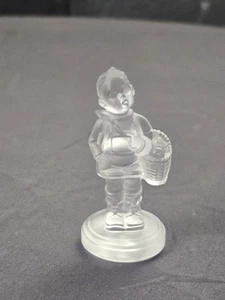 Hummel Boy With Apple Basket Crystal - Picture 1 of 7
