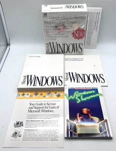 Microsoft Windows 3.1 UPGRADE For Windows 3.0 or 2.X Users BOOKS AND BOX ONLY - Picture 1 of 3