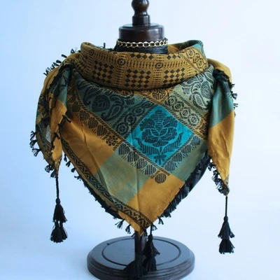 Keffiyeh palestino, Hermes, hiyab de algodón, vestido de noche, cumpleaños niña, personalizado Foto 1 de 4