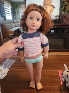 Shailene Our Generation Puppe im Kleid braune Haare grüne Augen 18 Zoll - Bild 1 von 8