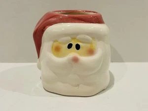 Vintage Kmart Weihnachtsmann Kerzenhalter Weihnachtsdeko - Bild 1 von 5