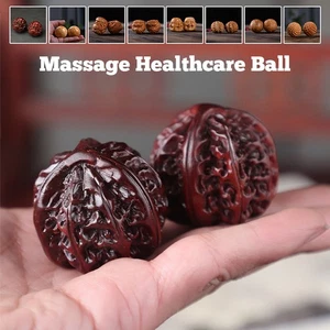 Massage Relax Muscle Wood Health Ball Hand Fitness Stimulating Acupoints Ball - Picture 1 of 24