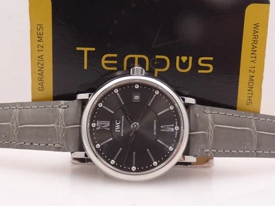 IWC PORTOFINO AUTOMATIC 37mm DIAMOND DIAL BOX&PAPERS 2017 IW458102 OROLOGIO TOP - Bild 1 von 4