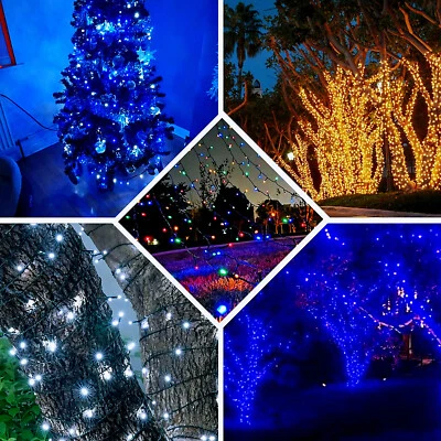 Waterproof Fairy Lights 100 /200 /300/400/500 LED Outdoor Christmas Tree Wedding - Image 1 of 4