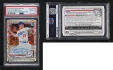 2020 Bowman Draft Chrome Picks Sparkle Refractor /71 Clayton Beeter PSA 10 Auto