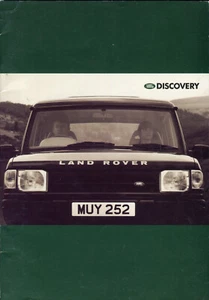 Land Rover Discovery 1995 folleto de ventas a todo color mercado del Reino Unido - Imagen 1 de 1