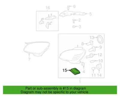 166900280065 Módulo de control de faros Mercedes Benz ML63 AMG ML550 350 2012-2015 Foto 1 de 3