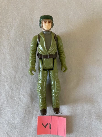 Vintage Star Wars - Rebel Commando - Loose - Flesh Moulded Face Variant Cover