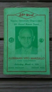 Vintage 1961 25th Ward Democratic 8th Annual Dinner Dance Book - Picture 1 of 11
