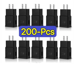 200 Adaptive Fast Charging Wall Charger Adapter Compatibl Samsung GalaxyS6 S7 S8 - Picture 1 of 5