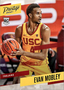 2021 Panini Chronicles Draft Evan Mobley Prestige USC Trojans 370