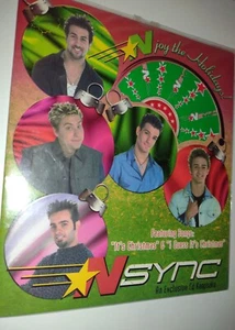 RARE HTF N'SYNC CD "N Joy The Holidays" SEALED 2 Christmas songs *Keepsake Cd* - Picture 1 of 4