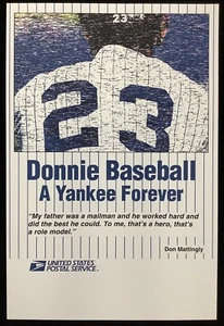 Don Mattingly Baseball Poster 6x9 Donnie Baseball USPS Father Was A Mailman NYY - Picture 1 of 4