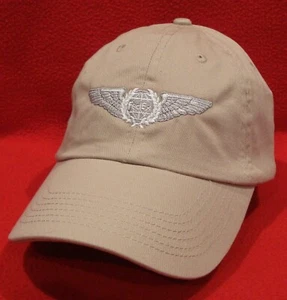 Cappello a sfera cachi FedEx First Officer's Pilot Wings, cappello ricamato basso profilo - Foto 1 di 2