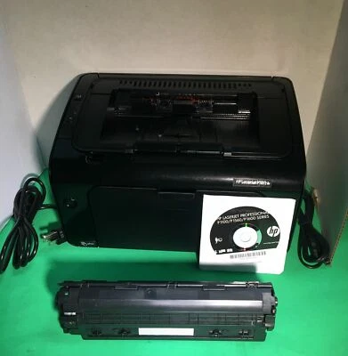 Fully Refurbished! HP LaserJet Pro P1102w Laser Printer - B&W Wireless with CD - Image 1 of 4