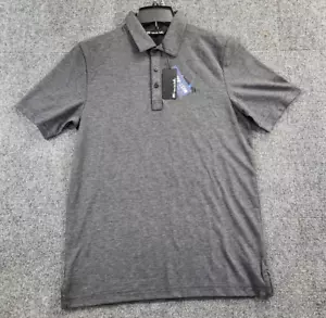 Travis Mathew The Zinna Golf Poloshirt Herren S Heather Blk Stretch Performance - Bild 1 von 16