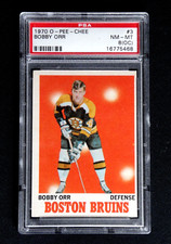 BOBBY ORR 1970 O-PEE-CHEE HOCKEY CARD #3 PSA 8 OC NEAR MINT TO MINT HOF BRUINS