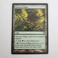 Treetop Village x1 LP Duel Deck Knight vs Dragons MTG Magic the Gathering Land