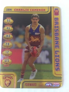 2018 Teamcoach Gold (Code Unused) (154) Charlie CAMERON Brisbane - Picture 1 of 1