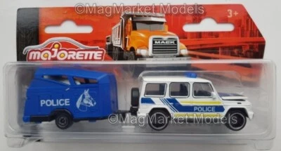 MAJORETTE · MERCEDES-BENZ AMG G63 · CAJA CABALLO · POLICÍA · NUEVO Y PRECINTADO Foto 1 de 3
