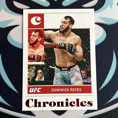 2022 Panini Chronicles UFC Dominick Reyes Red #'d /199 Light Heavyweight #27 - Image 1 of 3