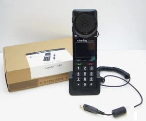 Plantronics Clarity P340 Handy Schwarz Echo Amplified USB Kopfhörer Neu - Bild 1 von 2
