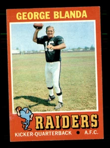 1971 Topps #39 George Blanda EX-MT - Imagen 1 de 2