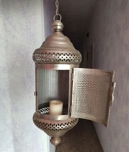 Grande lanterna marocchina vintage anni '70 - Foto 1 di 5