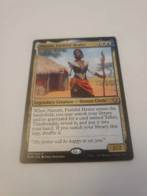 MTG Niambi, Faithful Healer Dominaria 272/269 Regular Rare - Image 1 of 3