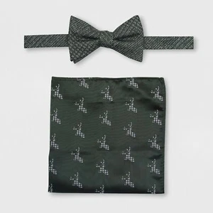 Men's Plaid Deer Check Necktie Set - Goodfellow & Co One Size - Bild 1 von 4