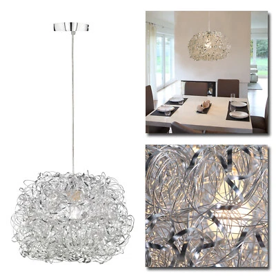 Pendelleuchte Hängeleuchte Pendellampe FORTUNE 1flg E27 WOFI Leuchte Ø 400mm - Bild 1 von 4