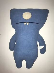 2003 UGLYDOLL blauer Keilkopf 13 Zoll Plüschtier Stofftier Monster Spielzeug - Bild 1 von 11