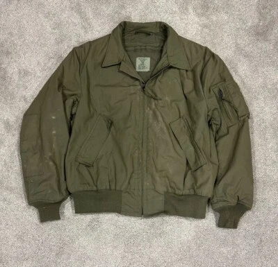 Chaqueta de Vuelo de Aviador de Clima Frío Alpha Industries CWU-45/P De Colección Talla Grande Foto 1 de 4