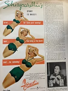 Cataline Badeanzüge, Vintage Druck Anzeige - Bild 1 von 1