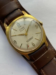 RARO OROLOGIO DA UOMO VINTAGE CIVIS 17 RUBLI RR COLLEZIONE PLACCATO ORO ANTIMAGNETICO - Foto 1 di 9