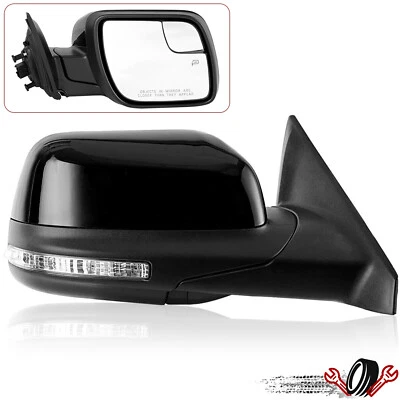 Side Mirror For FORD Explorer 16-19 w/ Power Heated Puddle Light Passenger Side - Image 1 of 4