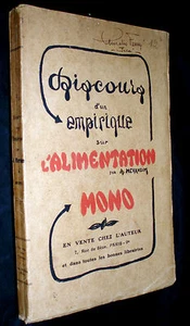 Discours d'un empirique sur l'alimentation / par A. Merrheim - Picture 1 of 1