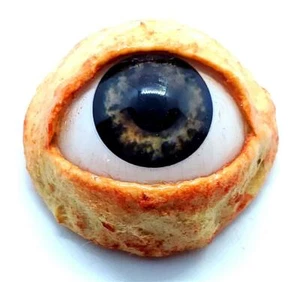 Halloween Prop Realistic Life Size Eye DOT third eye, masks, JEWELRY black FJ04 - Picture 1 of 3