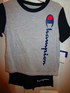 New Champion boys short outfit set, size 4 - Picture 1 of 2