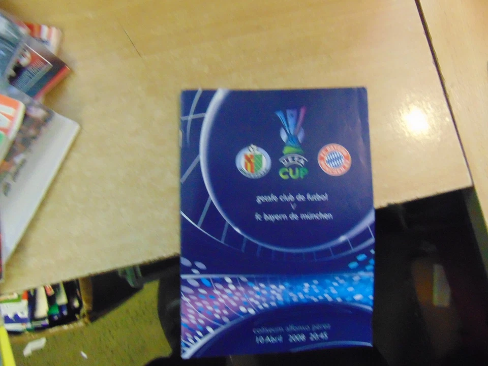 UEFA Cup 2007/8 Getafe CF Spain v Bayern Munich Germany - Image 1 of 1