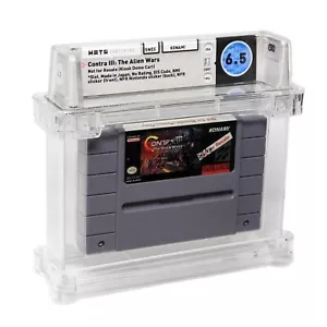 Not For Resale Contra III The Alien Wars Super Nintendo WATA 6.5 Demo NFR SNES - Picture 1 of 3